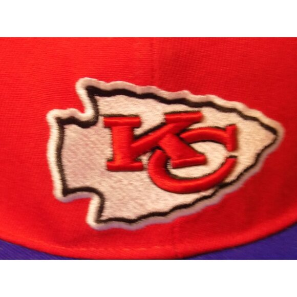 Kansas City Chiefs (Red-Blue) Snapback Baseball Cap NFL Football Hat - Picture 5 of 7